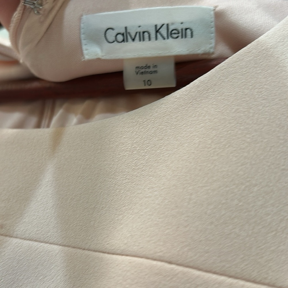 Calvin Klein Blush Pink Starburst Sheath Dress - Picture 4 of 4